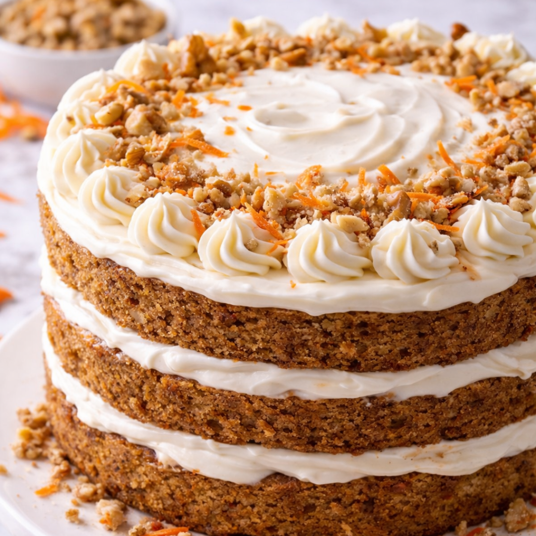 Carrot Cake with Cream Cheese