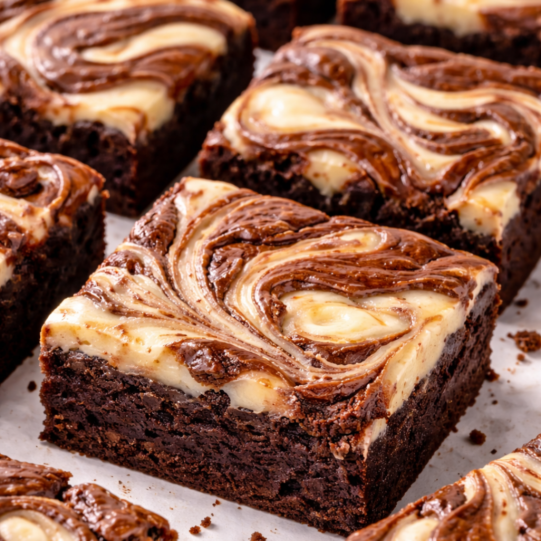 Cream Cheese Swirl Brownies (9 pcs)