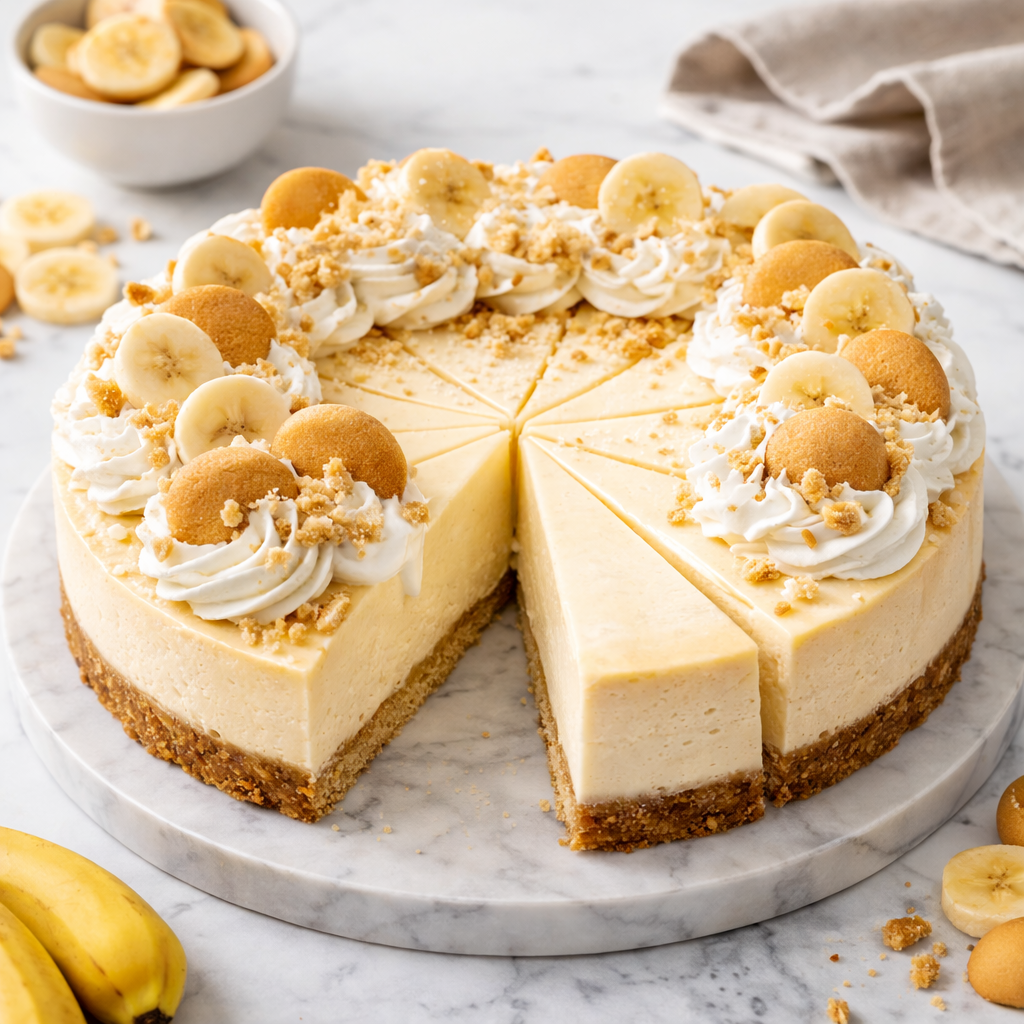 Banana Pudding Cheesecake (9-inch Round)