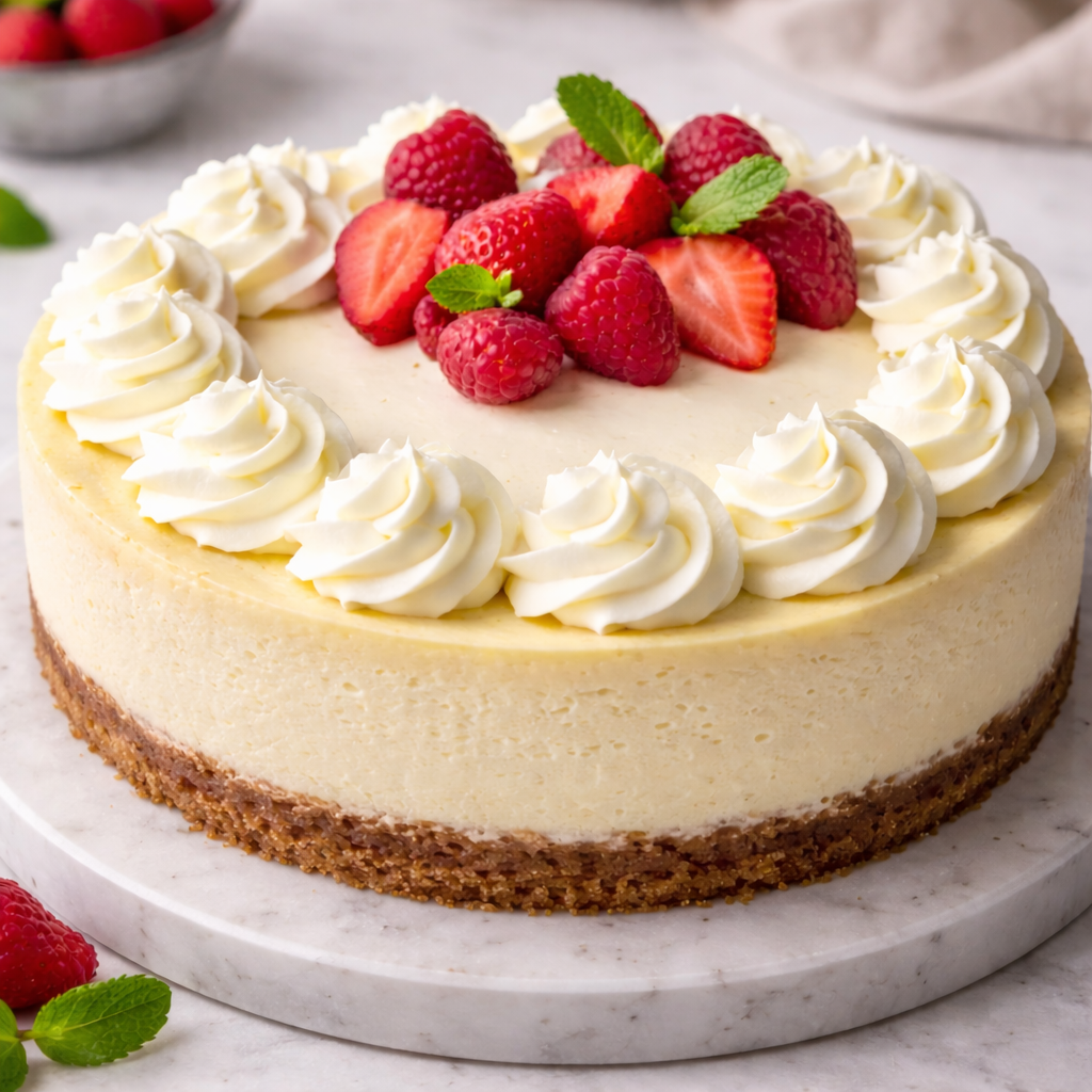 Keto New York Style Cheesecake (9-inch Round)