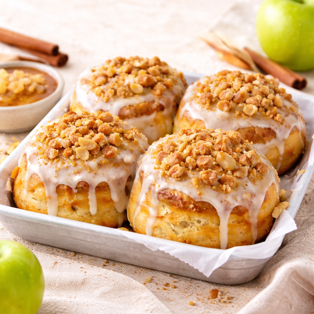 Apple Crumble Rolls