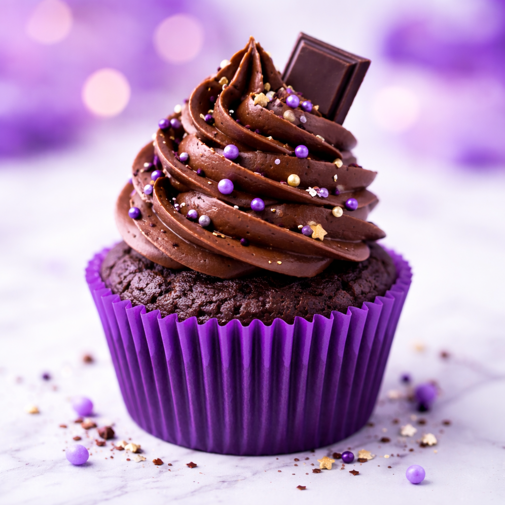 Chocolate with Chocolate Buttercream Cupcake
