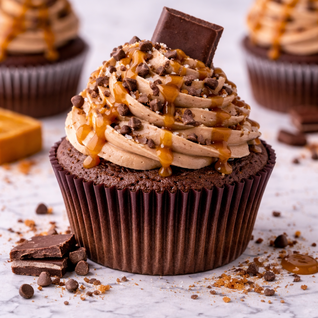 Salted Caramel Mocha with Chocolate Buttercream