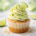 Key Lime with Key Lime Buttercream Cupcake