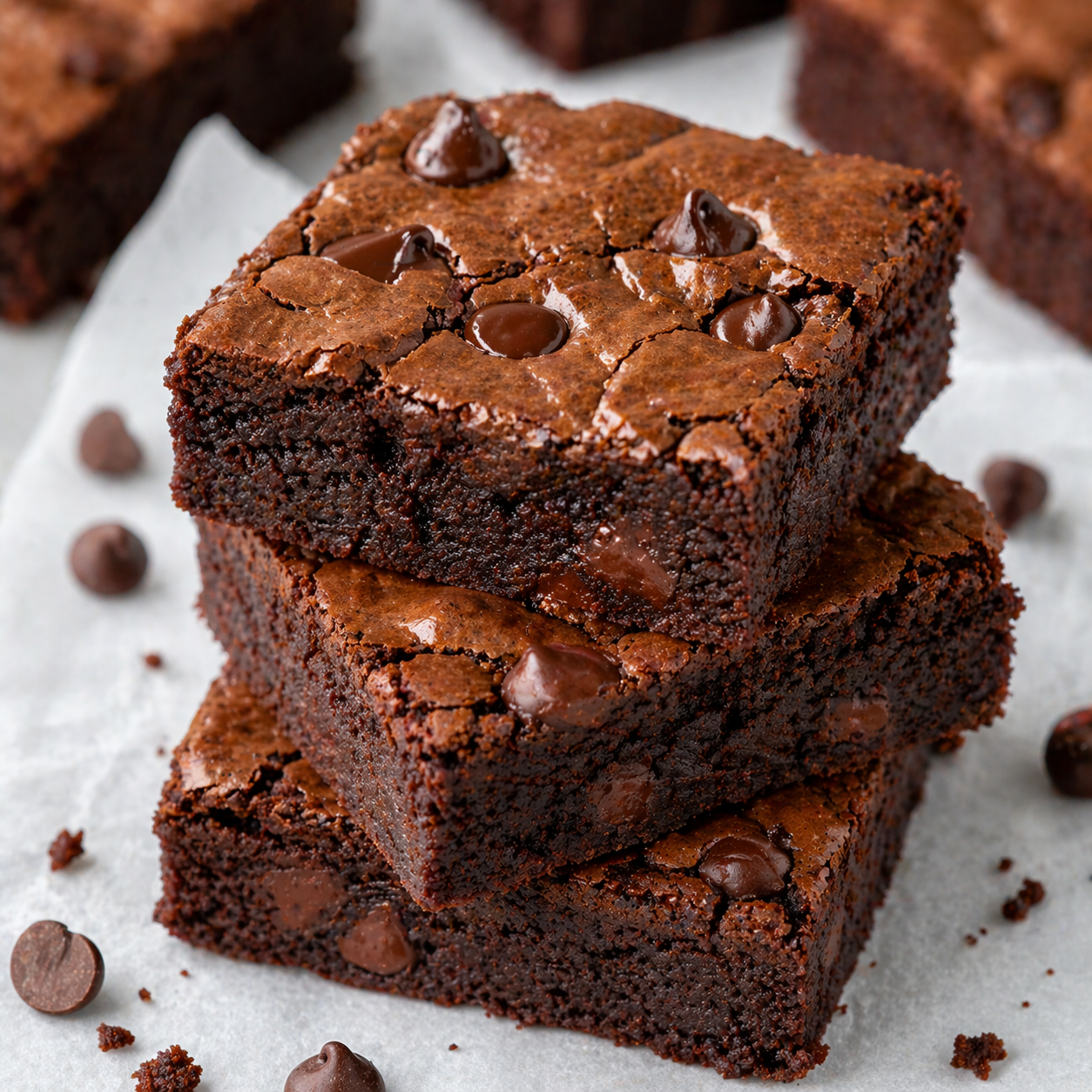 Chocolate Chip Brownies ( 9 pcs )